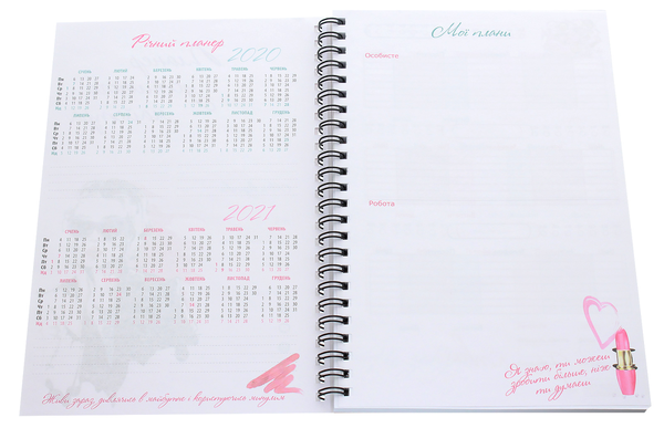  «Планер LifeFLUX Beauty Master's Planner Оттенки (LFBPUPSH021)», бренда LifeFLUX - фото №1