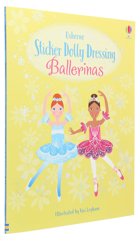 Паперова книга «Sticker Dolly Dressing Ballerinas», автор Лєоне Пратт - фото №1