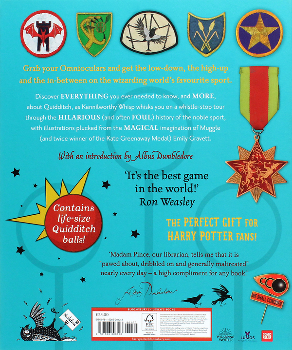 Паперова книга «Quidditch Through the Ages. Illustrated Edition. A magical companion to the Harry Potter stories», автор Джоан Ролінґ - фото №1