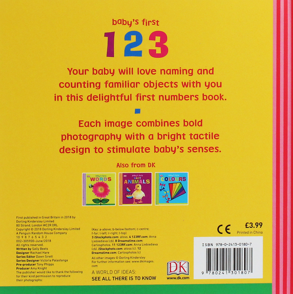 Бумажная книга «Baby's First 123» - фото №1