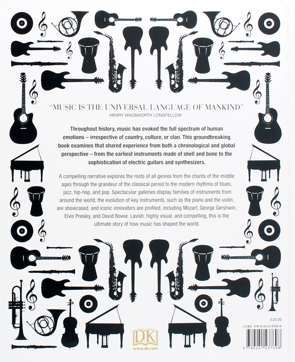 Бумажная книга «Music. The Definitive Visual History» - фото №1