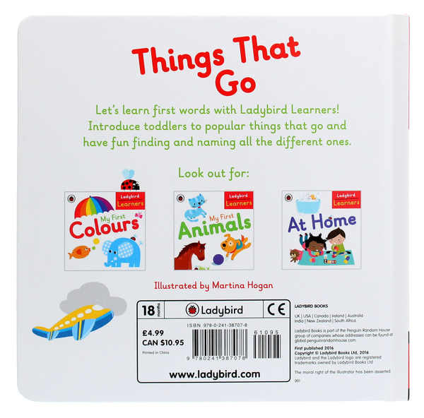 Бумажная книга «Ladybird Learners. Things That Go» - фото №1