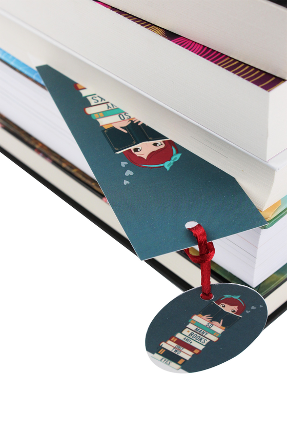 «Набор закладок для книг Bookmarks Look better with a book 5 шт (0000000000369)», бренда Bookmarks - фото №1