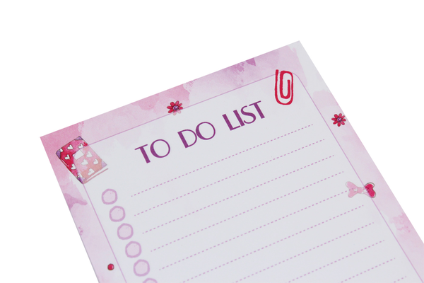 «Блок для записей Figasse To Do List А6 Розовый (БЗ0005)», бренда Figasse - фото №1