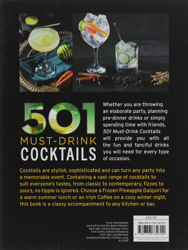 Бумажная книга «501 Must-Drink Cocktails» - фото №1