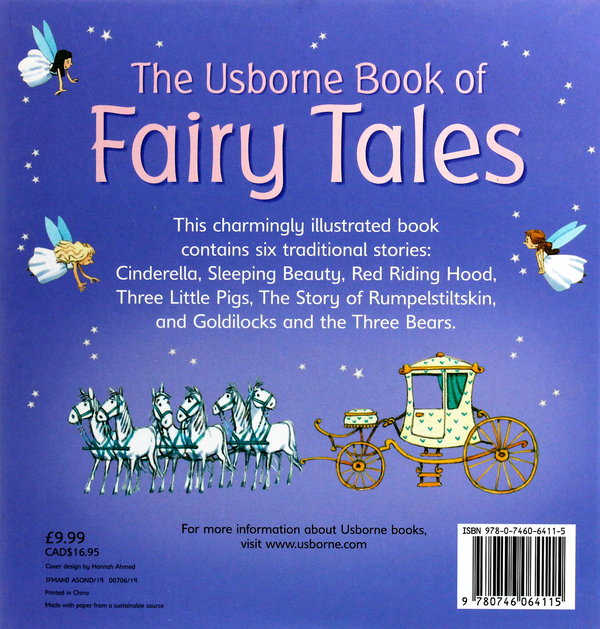 Паперова книга «The Usborne Book Of Fairy Tales», авторів Стівен Картрайт, Хізер Емері - фото №1