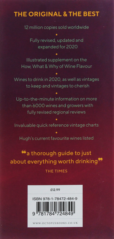 Бумажная книга «Hugh Johnson's Pocket Wine Book/ 2020 », автор Хью Джонсон - фото №1