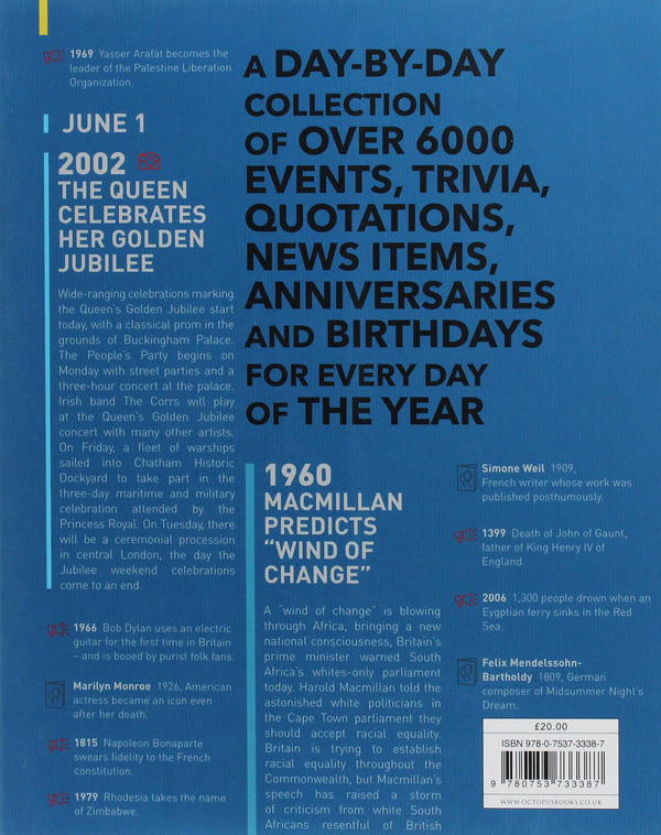 Бумажная книга «On This Day. The History of the World in 366 Days» - фото №1