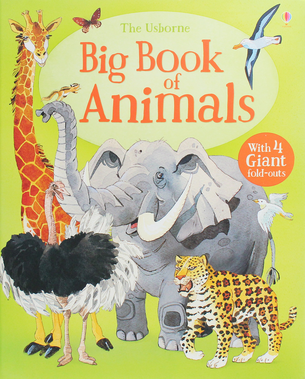 Бумажная книга «The Usborn Big Book of Animals», автор Хазел Мэскелл - фото №1