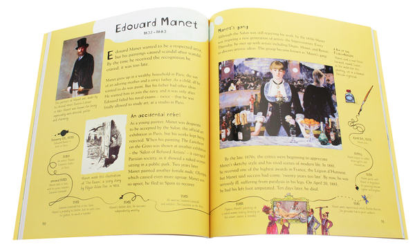 Бумажная книга «The Usborne Book of Famous Artists», авторов Рози Диккинс, Эбигейл Уитли, Рут Брокльхерст - фото №1