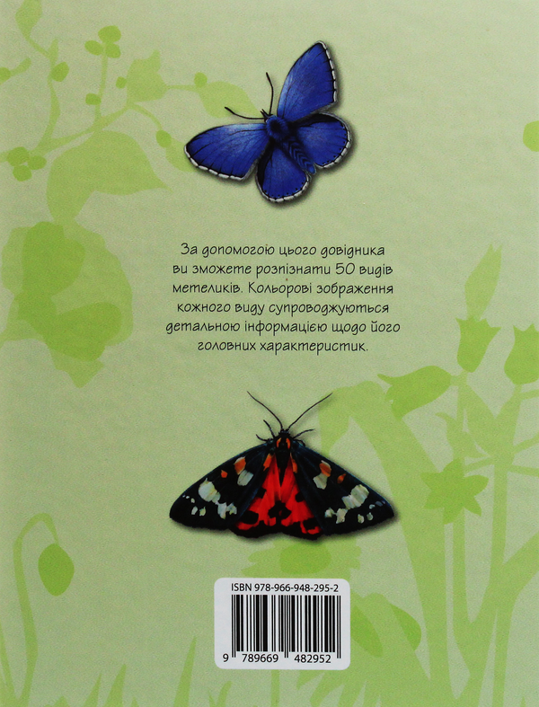 Паперова книга «Метелики. 50 найвідоміших видів: Міні-енциклопедія» - фото №1