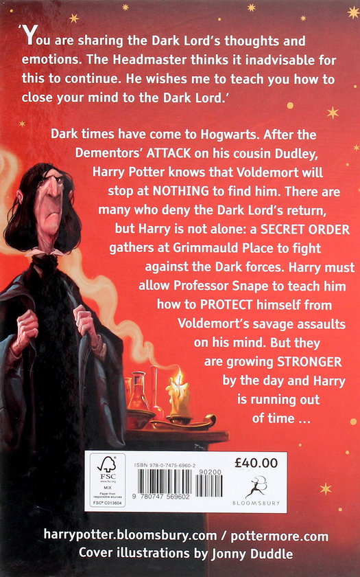 Бумажная книга «Harry Potter and the Order of the Phoenix», автор Джоан Роулинг - фото №1