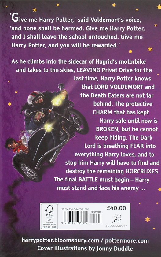 Бумажная книга «Harry Potter and the Deathly Hallows», автор Джоан Роулинг - фото №1