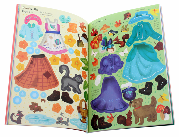 Паперова книга «Little Sticker Dolly Dressing. Cinderella», автор Фіона Вотт - фото №1