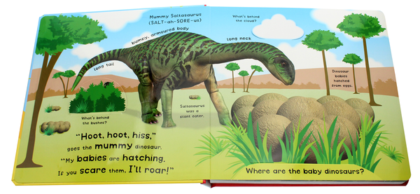 Паперова книга «Roar! Roar! Baby Dinosaur» - фото №1