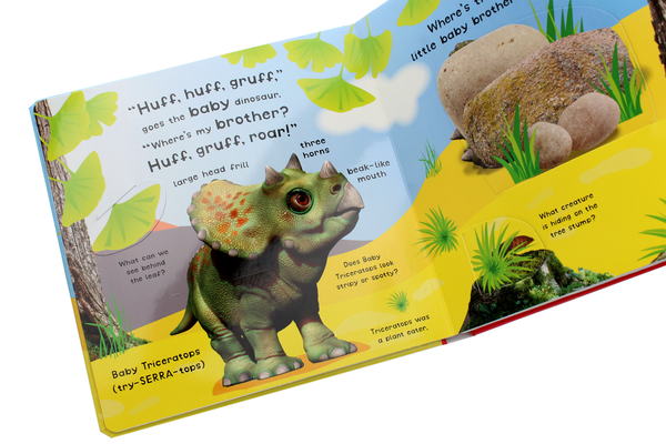 Паперова книга «Roar! Roar! Baby Dinosaur» - фото №1
