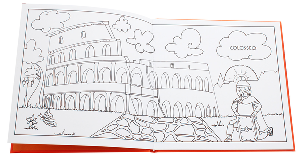 Бумажная книга «Roma. Colouring book» - фото №1