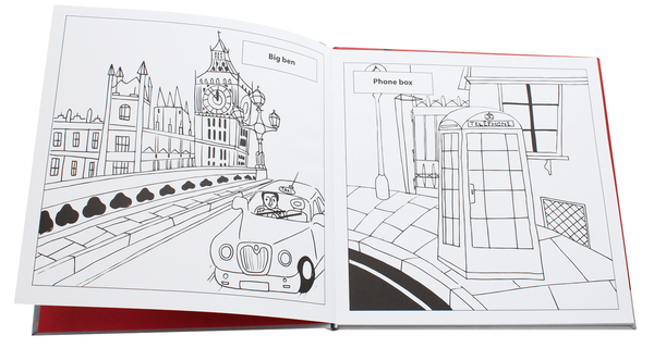 Бумажная книга «London. Colouring book» - фото №1