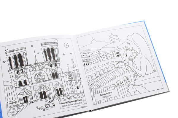 Паперова книга «Paris. Colouring book» - фото №1