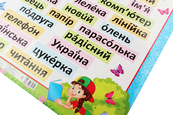 Бумажная книга «Плакат. Стіна слів. 1 клас» - фото №1