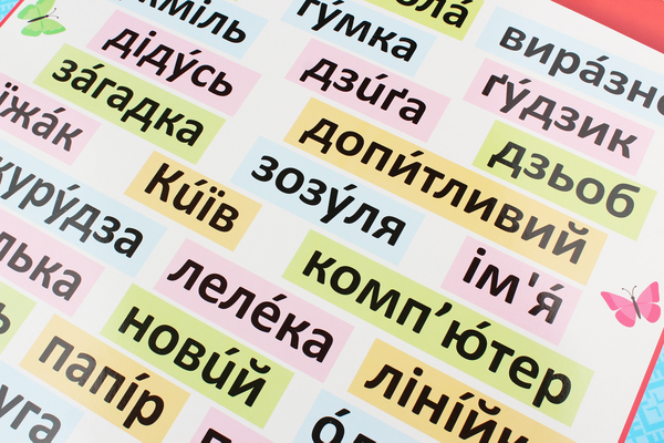 Бумажная книга «Плакат. Стіна слів. 1 клас» - фото №1