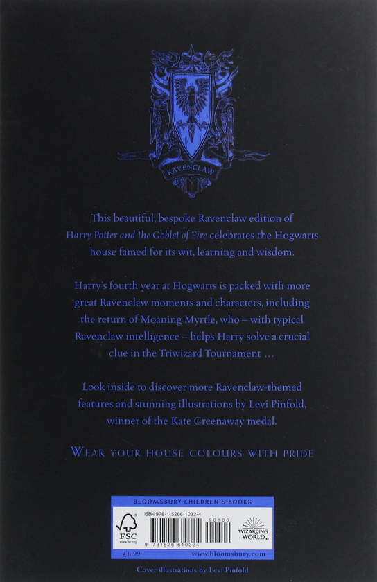 Бумажная книга «Harry Potter and the Goblet of Fire (Ravenclaw Edition)», автор Джоан Роулинг - фото №1