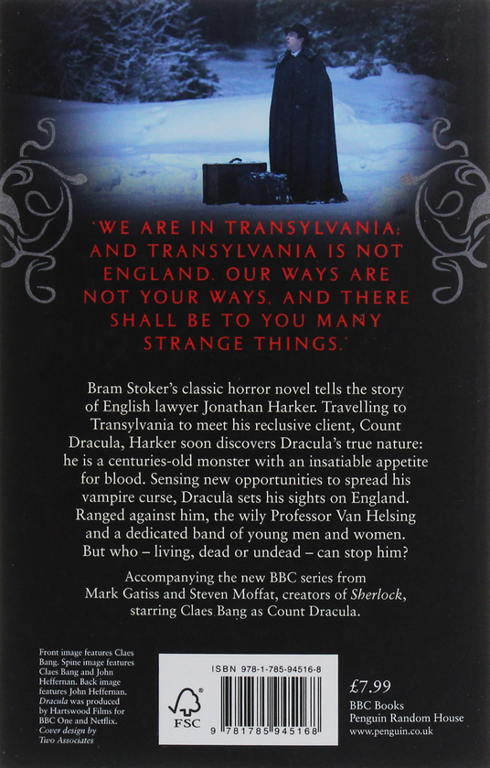 Паперова книга «Dracula», автор Брем Стокер - фото №1