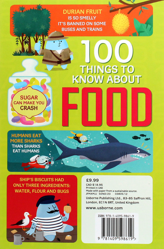 Паперова книга «100 Things To Know About Food», авторів Джером Мартін, Сем Бер, Еліс Джеймс, Рейчел Ферт - фото №1