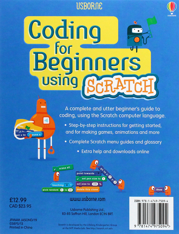 Бумажная книга «Coding for Beginners. Using Scratch», авторов Рози Диккинс, Луи Стоуэлл, Джонатан Мелмот - фото №1
