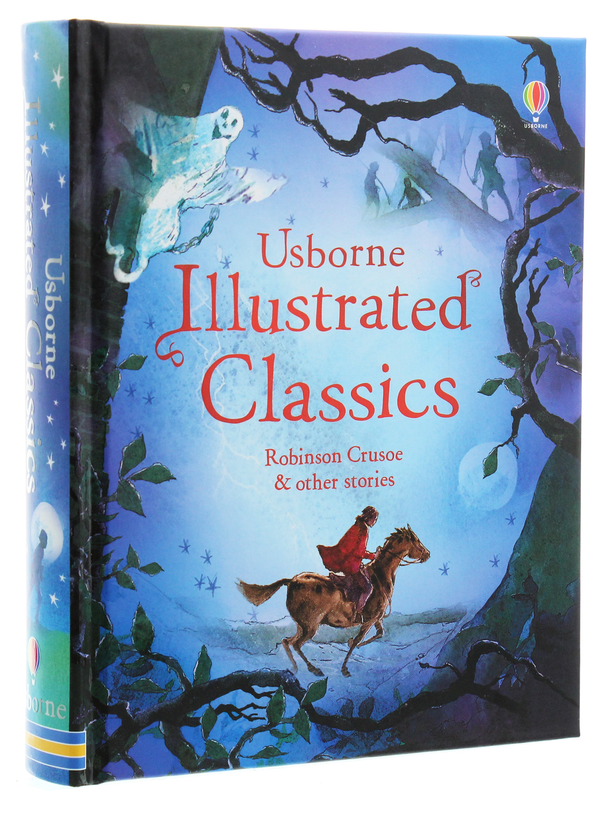 Бумажная книга «Usborne Illustrated Classics. Robinson Crusoe & Other Stories», авторов Жюль Верн, Оскар Уайльд, Джонатан Свифт, Даниель Дефо, Роб Ллойд Джонс, Джон Мид Фолкнер - фото №1