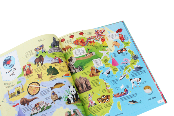 Бумажная книга «Big Picture Atlas», автор Эмили Боун - фото №1