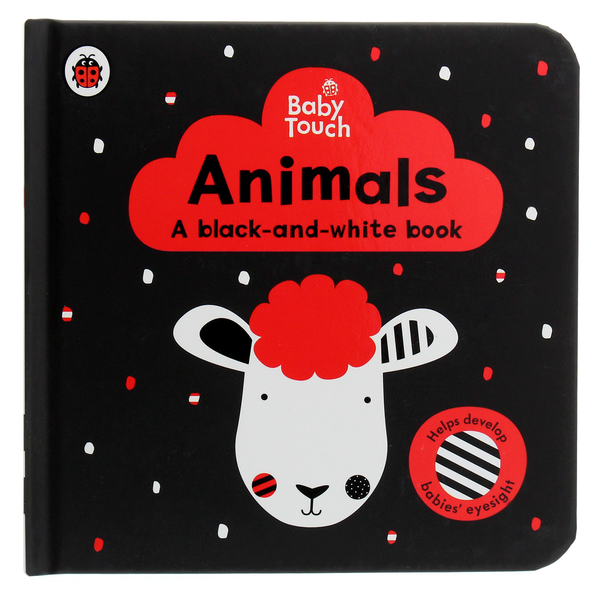 Паперова книга «Baby Touch. Animals. A black-and-white book» - фото №1