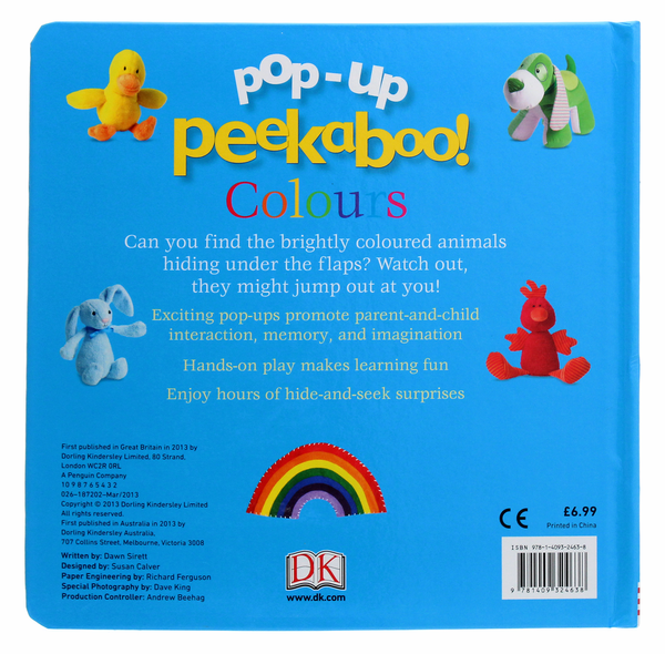 Бумажная книга «Pop-Up Peekaboo! Colours» - фото №1