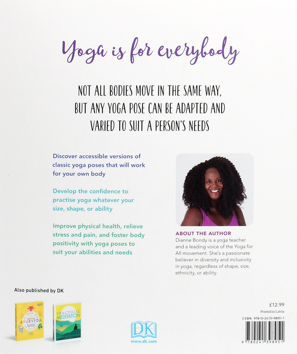 Паперова книга «Yoga for Everyone. 50 Poses for Every Type of Body», автор Даян Бонді - фото №1