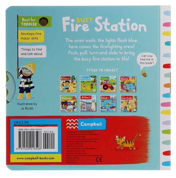 Бумажная книга «Busy Fire Station» - фото №1