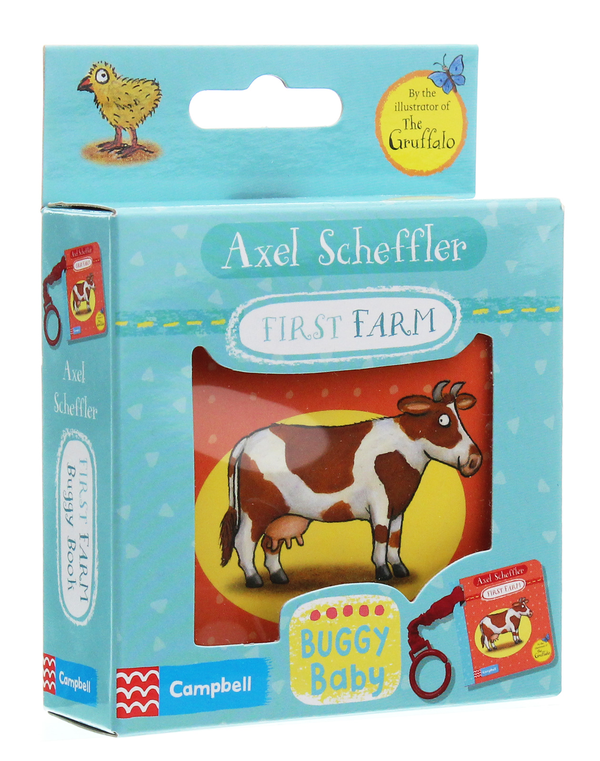 Паперова книга «Axel Scheffler First Farm Buggy Book», автор Аксель Шеффлер - фото №1
