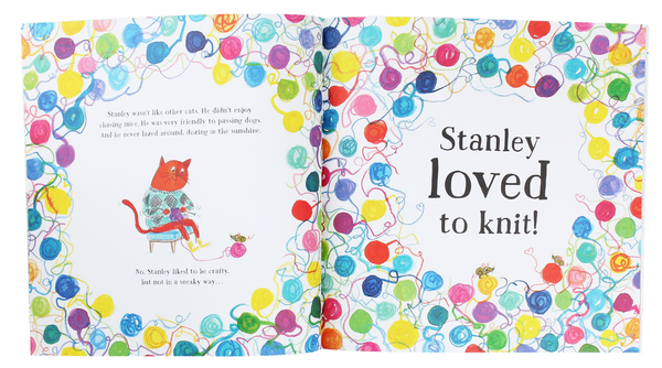Бумажная книга «Stanley the Amazing Knitting Cat», автор Эмили Маккензи - фото №1
