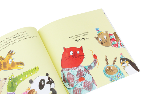 Бумажная книга «Stanley the Amazing Knitting Cat», автор Эмили Маккензи - фото №1