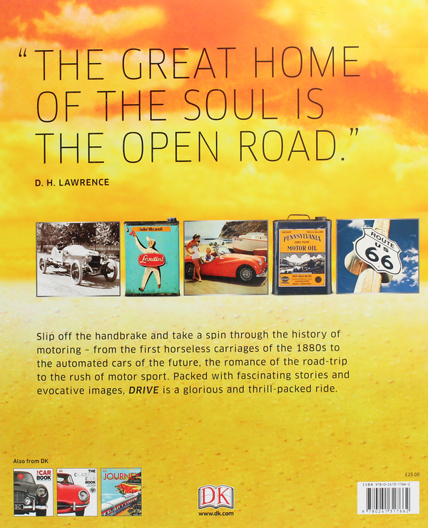 Паперова книга «Drive: The Definitive History of Motoring», автор Джайлс Чепмен - фото №1