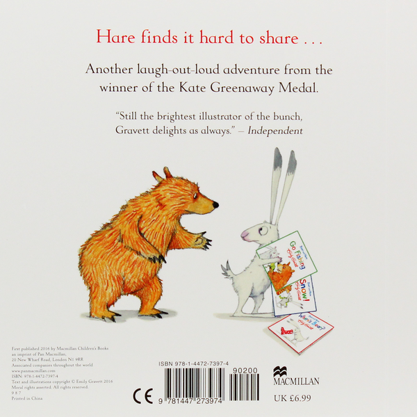 Бумажная книга «Mine! Bear and Hare», автор Эмили Грэветт - фото №1
