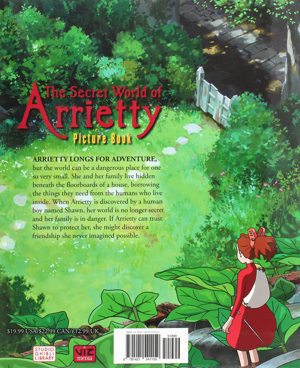 Паперова книга «The Secret World of Arrietty Picture Book», автор Хіромаса Йонебаясі - фото №1