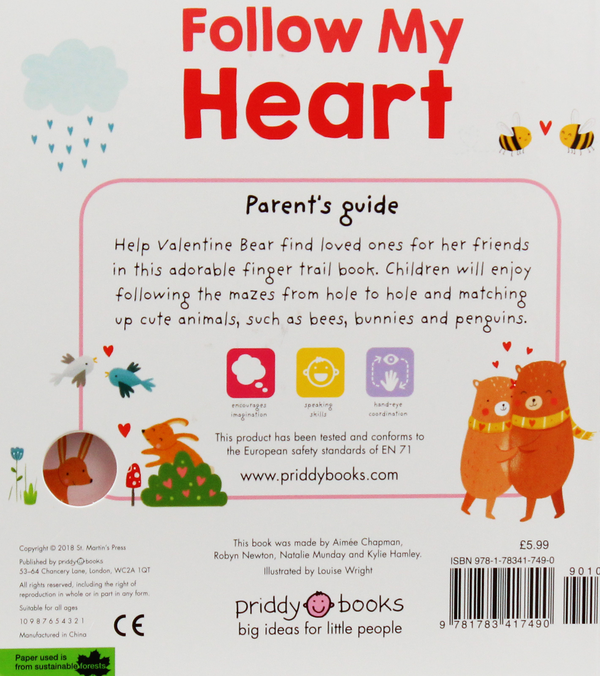 Бумажная книга «Follow My Heart. Maze Book», автор Эми Чепмен - фото №1