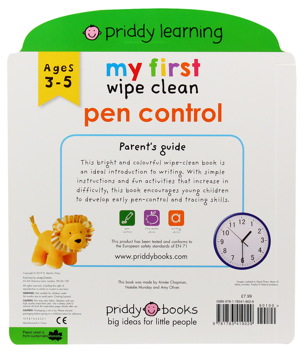 [object Object] «My First Wipe Clean Pen Control (+ фломастер)», авторов Эйми Чапман, Натали Мандей, Эми Оливер - фото №2 - миниатюра