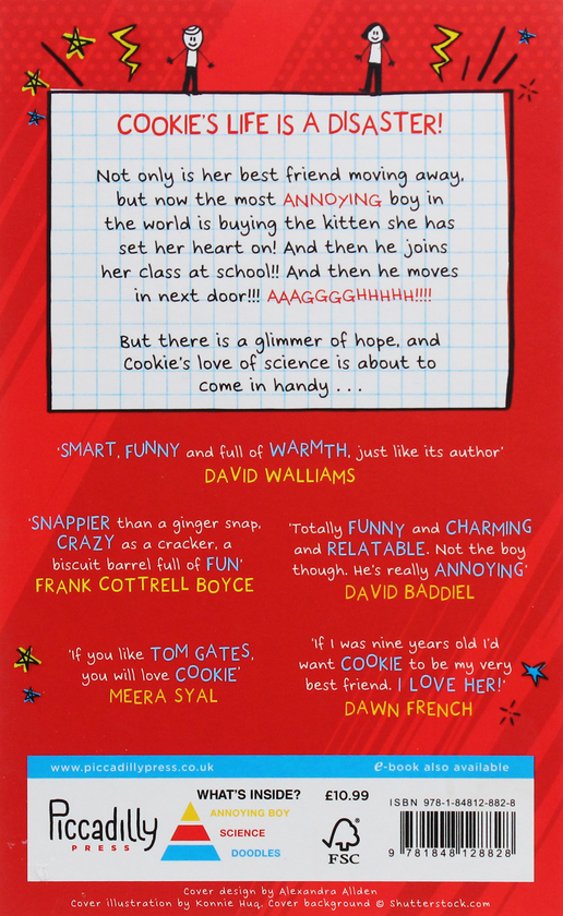 Бумажная книга «Cookie and the Most Annoying Boy in the World», автор Конни Хук - фото №1