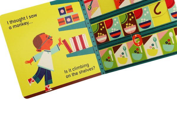 Паперова книга «I thought I saw a... Monkey!», автор Лідія Ніколз - фото №1