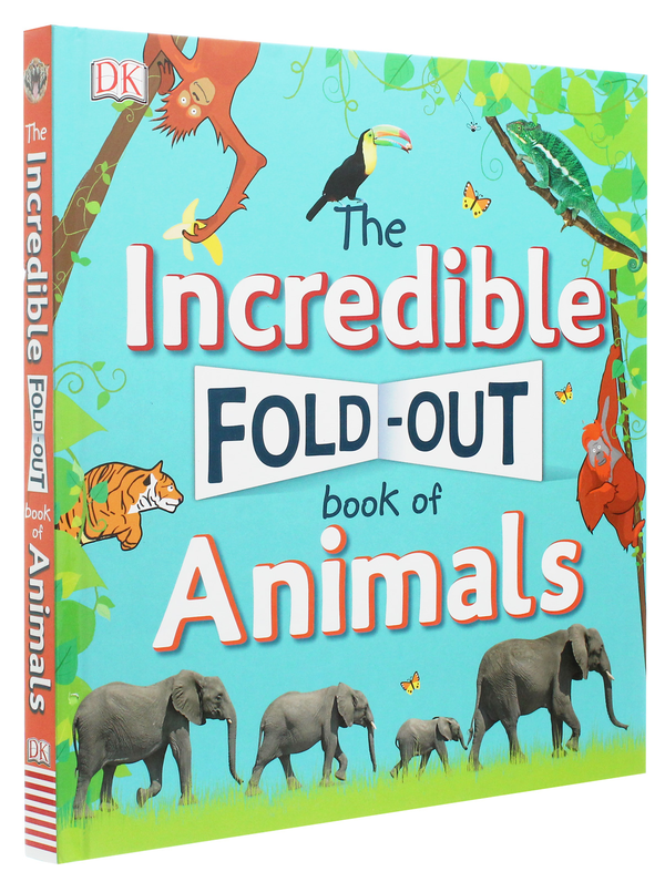 Бумажная книга «The Incredible Fold-Out Book of Animals» - фото №1