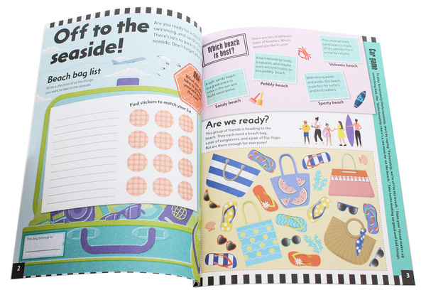 [object Object] «At the Seaside Activity Book. Includes more than 300 Stickers» - фото №3 - миниатюра
