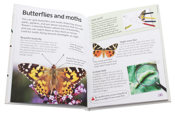 Паперова книга «Butterflies and Moths. Explore Nature with Fun Facts and Activities» - фото №1