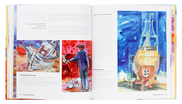 Бумажная книга «Colour and Line in Watercolour», автор Глен Скоулер - фото №1