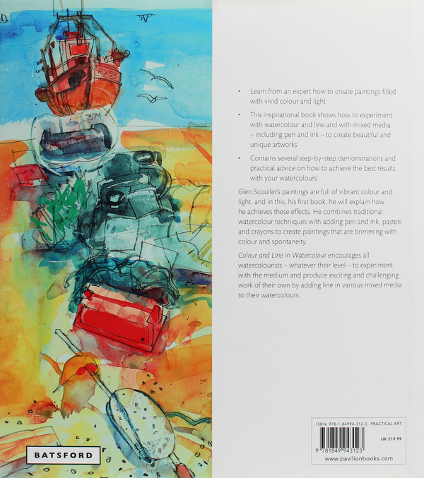Бумажная книга «Colour and Line in Watercolour», автор Глен Скоулер - фото №1